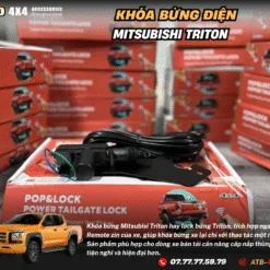 Khóa Bửng Điện Mitsubishi Triton – Tích Hợp Chìa Khóa Đóng/Mở Bửng Bằng Remote Zin An Toàn Và Tiện Lợi Mỗi Hành Trình