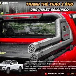 Thanh Thể Thao Đôi 2 Ống CHEVROLET COLORADO – Đậm Chất Bán Tải, Tăng Độ Hầm Hố