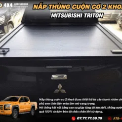 Nắp Cuộn Cơ 2 Khóa Cao Cấp Mitsubishi Triton – Phụ Kiện Bán Tải Tiện Lợi, An Toàn, Dễ Dàng Lắp Đặt