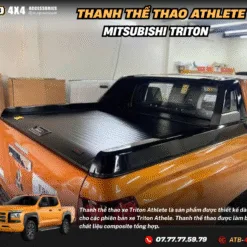 Thanh Thể Thao Athlete Cho Mitsubishi Triton  – Thiết Kế Thể Thao, Tăng Độ Hầm Hố Chuẩn Zin